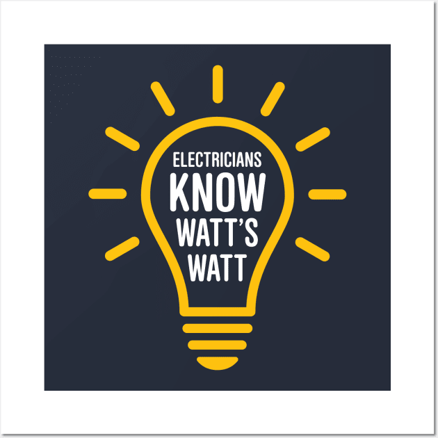 Watt’s Watt Wall Art by oddmatter